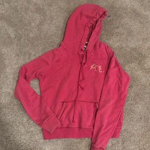 Hot pink American Eagle Pullover Hoodie